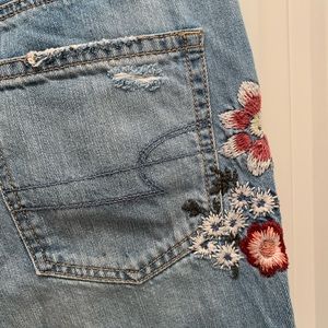 Embroidered Mom Jeans